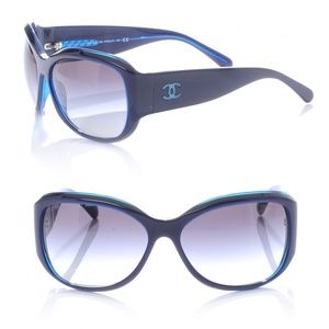 CHANEL Mother of Pearl CC Sunglasses 5226 Blue